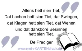 Truer Sprök op Plattdütsch 