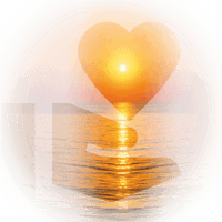 Danksagung Sonne mit dankender Hand und Herz